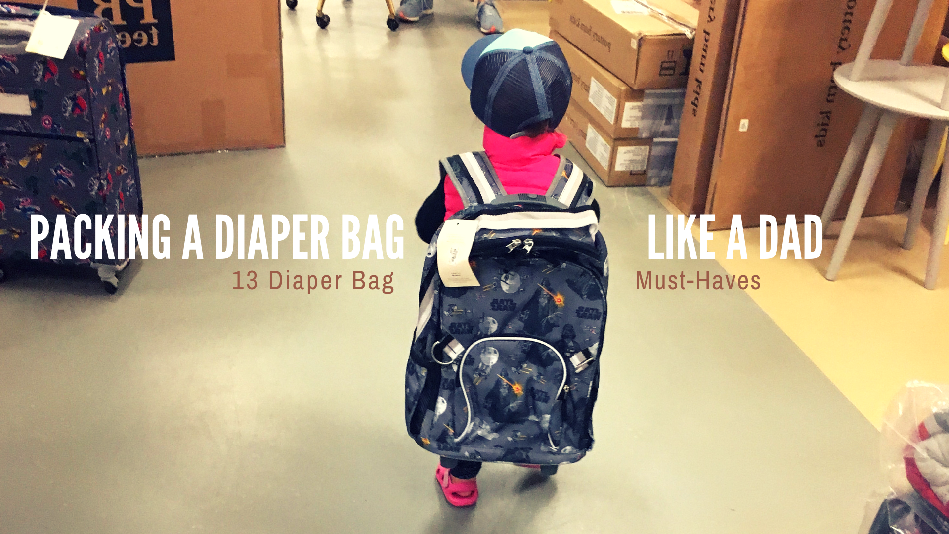 Packing a diaper bag like a dad: 13 Diaper Bag Must-Haves
